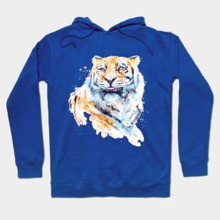Siberian Tiger Upward Gaze Hoodie